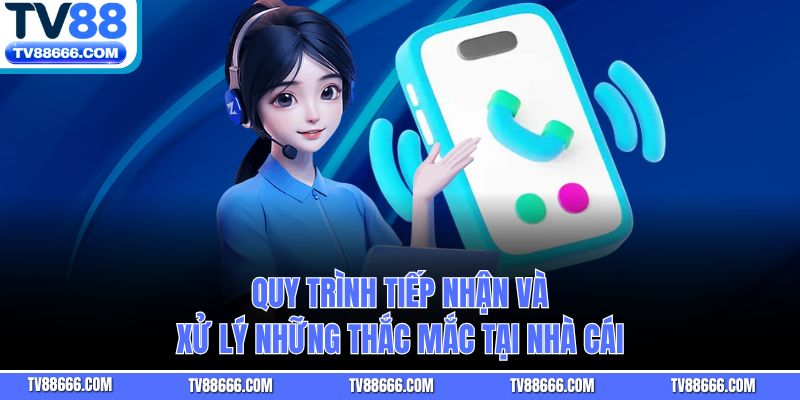 Quy trình tiếp nhận và xử lý những thắc mắc tại nhà cái