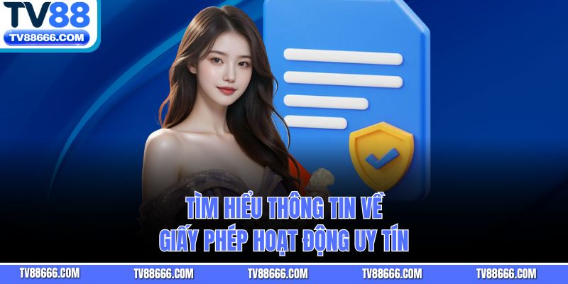 Tìm hiểu thông tin về giấy phép hoạt động uy tín